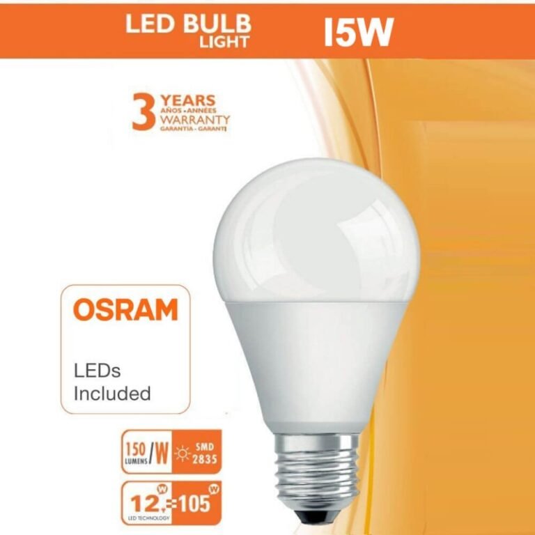 Bombilla LED 15W E27 A60 180&ordm; - OSRAM CHIP DURIS E 2835