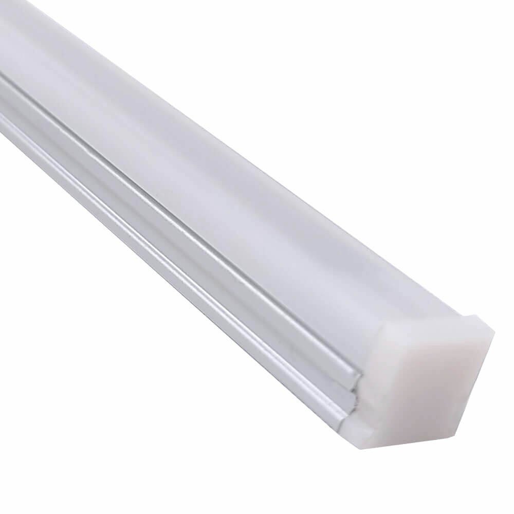 Barra Lineal LED Integrado - Superficie - DETROIT PLATA -24V- 0,5m - 1m - 1,5m - 2m