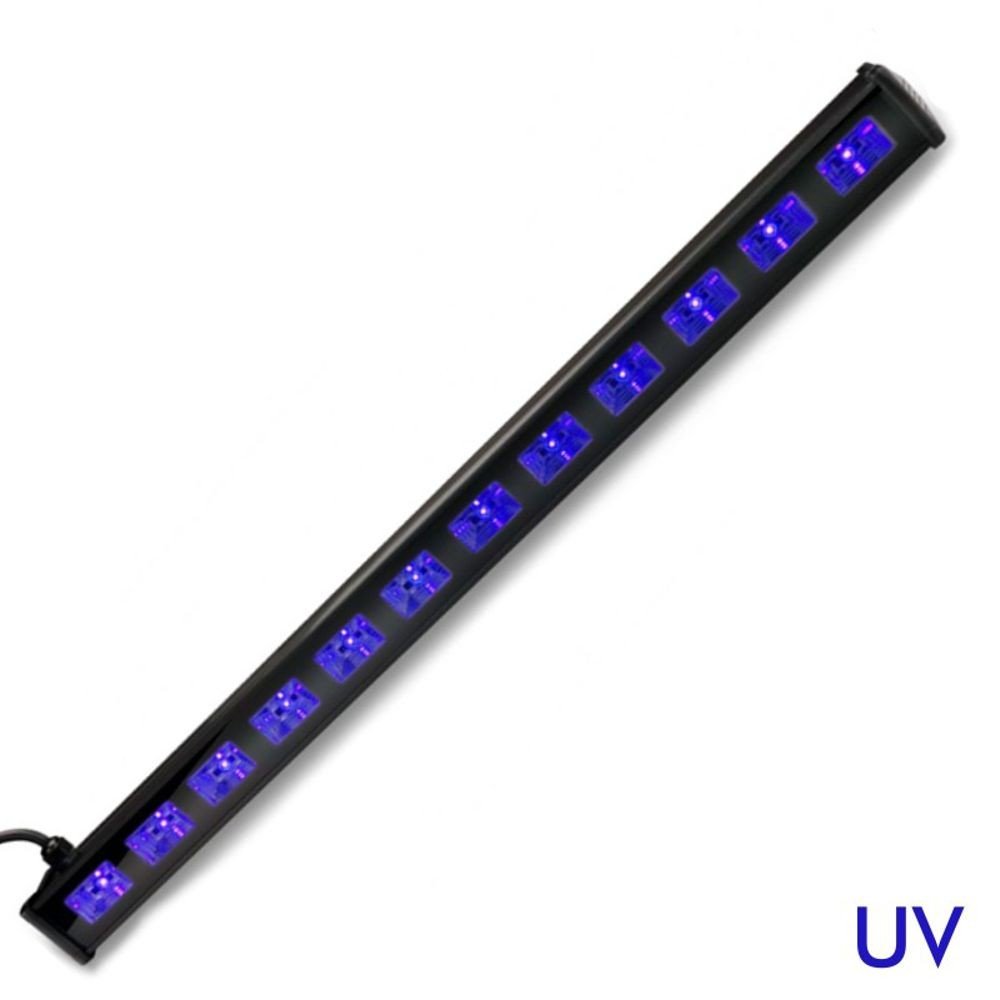 Barra Wall washer LED 36W Luz UV - Luz Negra - Ultravioleta- 12x3W