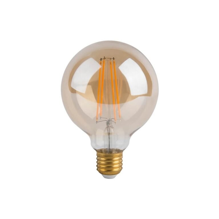 Lâmpada de Filamento LED Vintage 5W E27 G80 Ouro