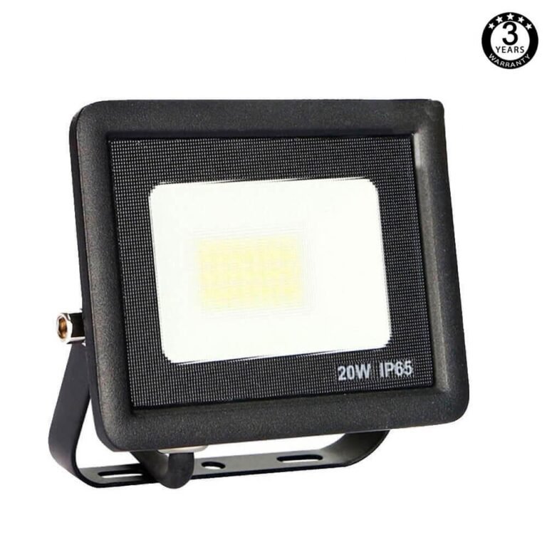 Proiettore da esterno nero LED 20W AZIONE IP65
