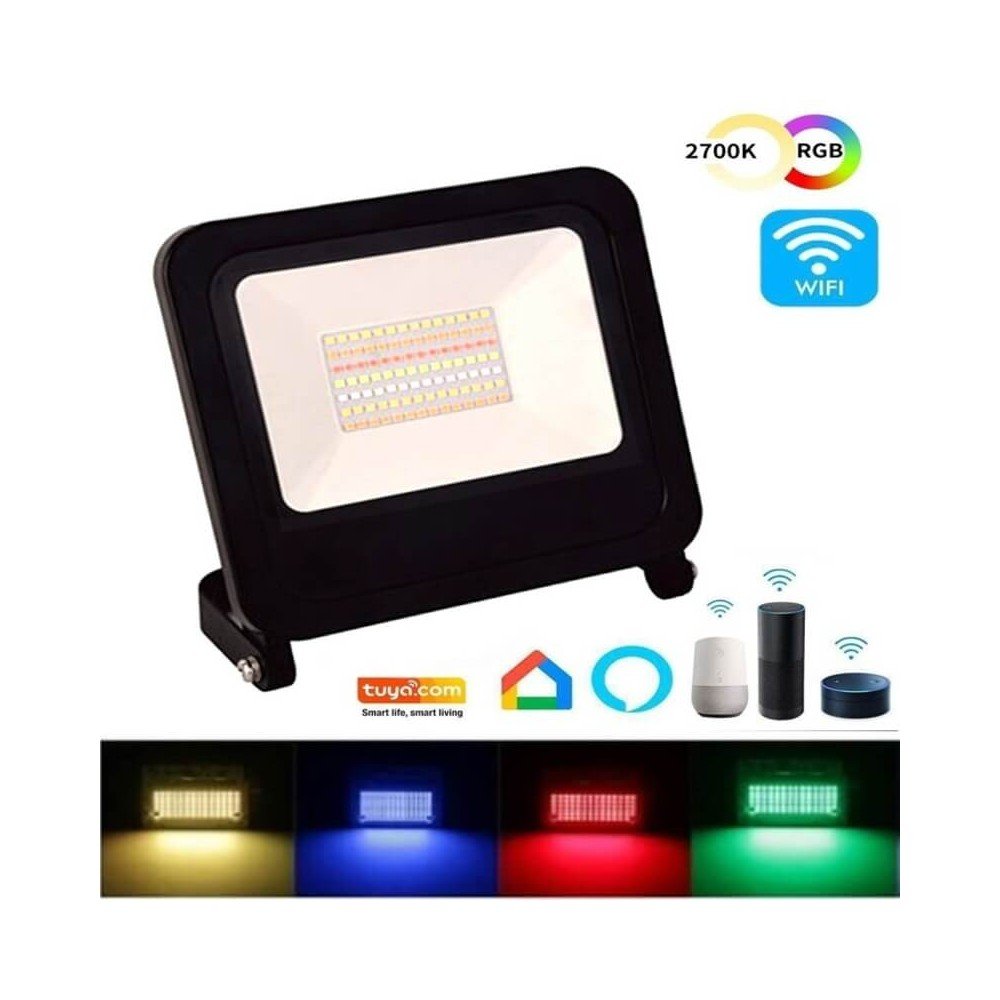 Foco Proyector LED 30W SMART Wifi RGB+CCT - Regulable