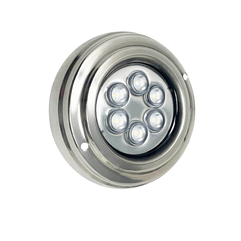 Lámpara LED Sumergible 18W - DC12V - IP68 - Acero Inoxidable 316