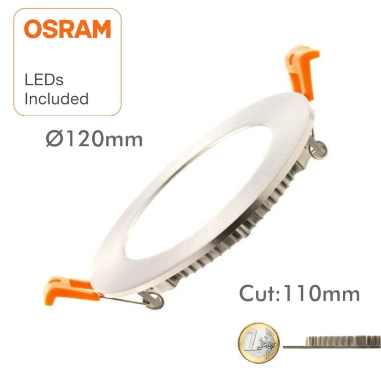 Pannello LED rotondo sottile da 5W - OSRAM CHIP DURIS E 2835