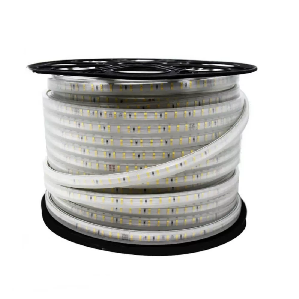 Tira LED DOBLE 15W - CORTE A MEDIDA - Regulable 220V AC SMD 2835 180 LED/m IP65 - 15mm