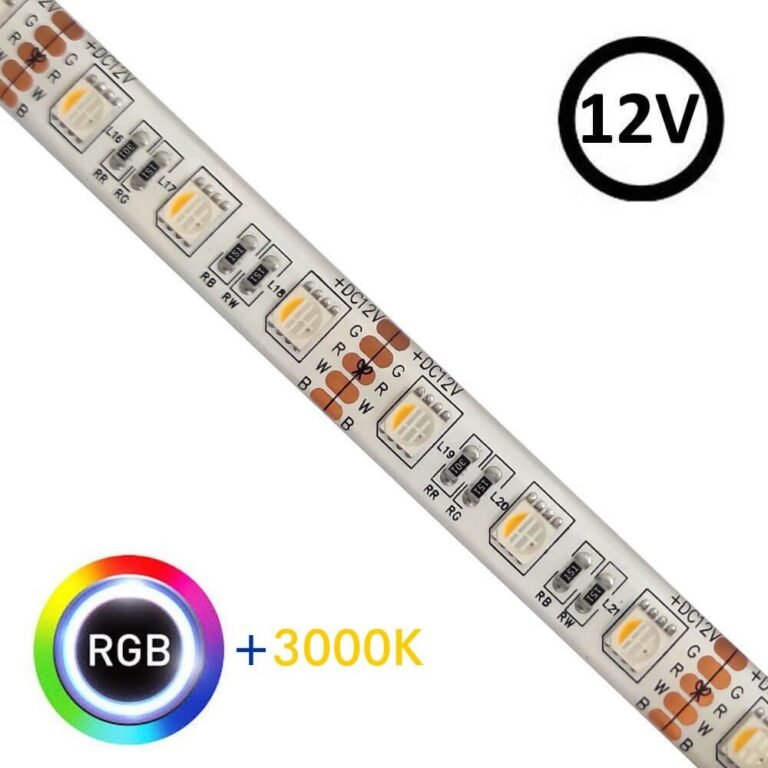 Fita LED 12V | RGBW-3000K | 60xLED/m | 5m | SMD5050 |4200Lm | 14,4W/M | IP65