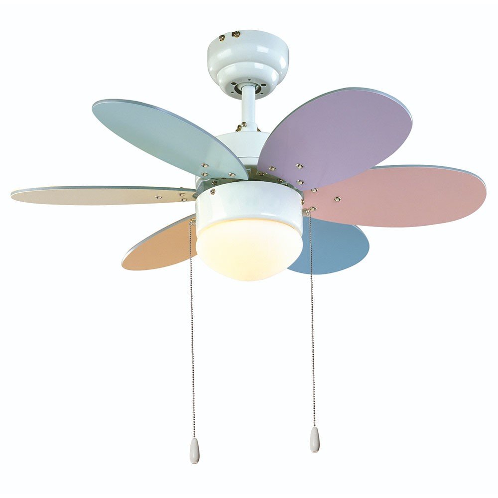 Ventilador LED de Techo RAINBOW Infantil - E27 - 53W - IP20