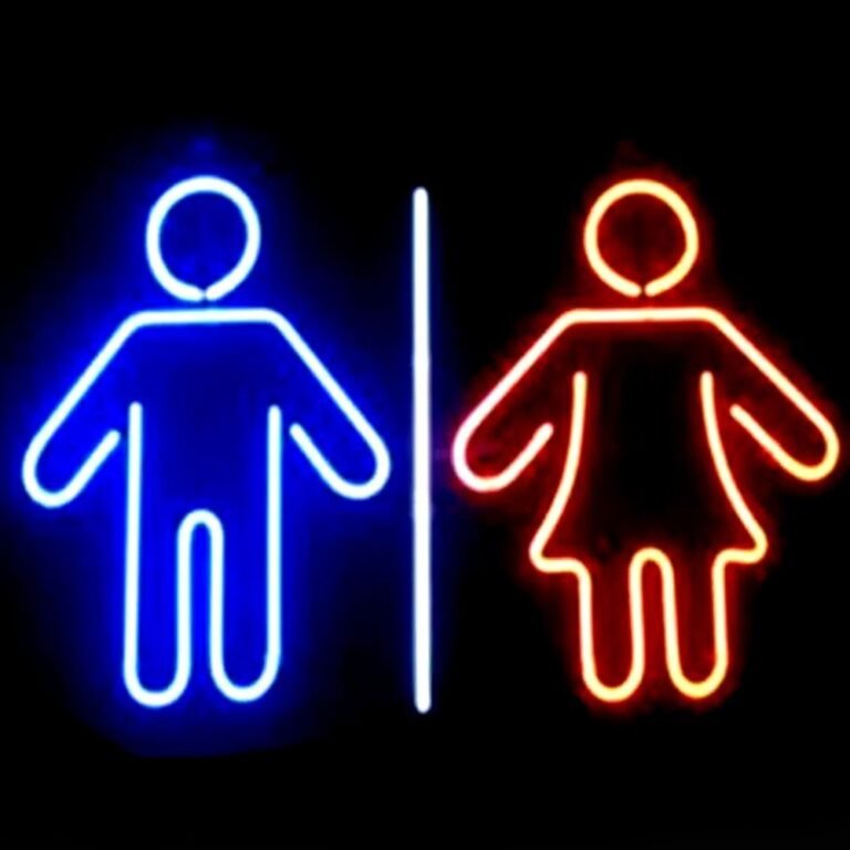 Cartel Ne&oacute;n LED - Ba&ntilde;o