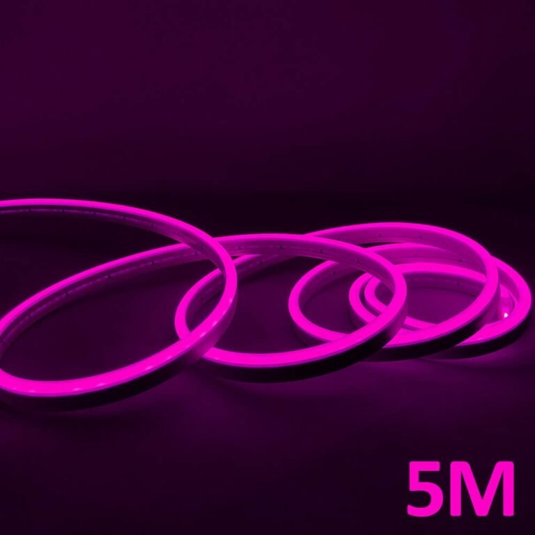 Neón LED - 5 metros - Morado - LED 6mm- 12V - Corte 2,5cm