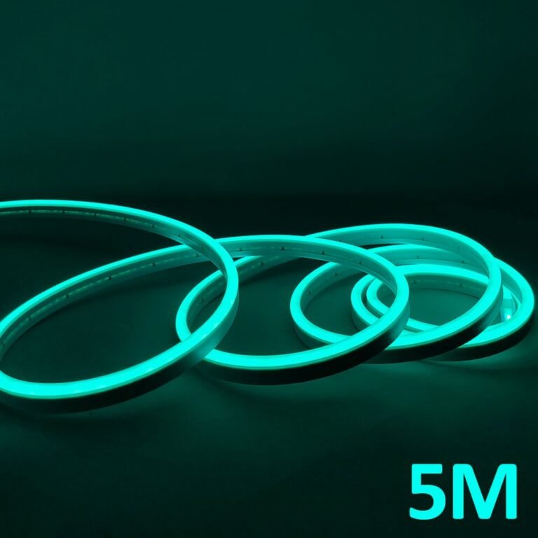 Neón LED - 5 metros - Azul Hielo - LED 6mm- 12V - Corte 2,5cm