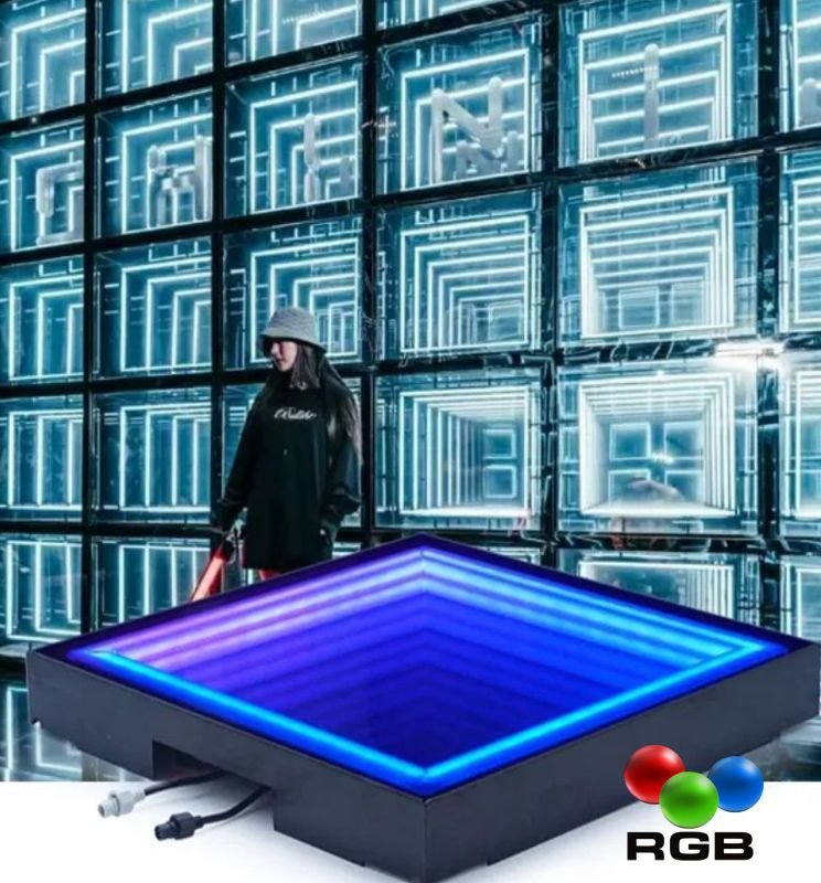 Pared Efecto NeonWall - 3D InfinityLED DEEP - RGB - 1 M2